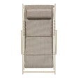 HESPERIDE - Chilienne de jardin empilable pliable Lunivia argile - vignette