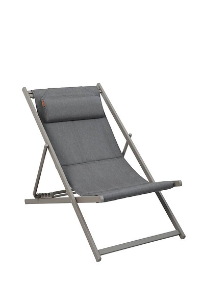 HESPERIDE - Chilienne de jardin empilable pliable Lunivia café - large