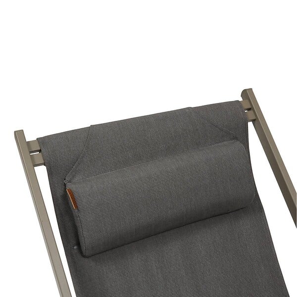 HESPERIDE - Chilienne de jardin empilable pliable Lunivia café - large