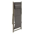 HESPERIDE - Chilienne de jardin empilable pliable Lunivia café - vignette