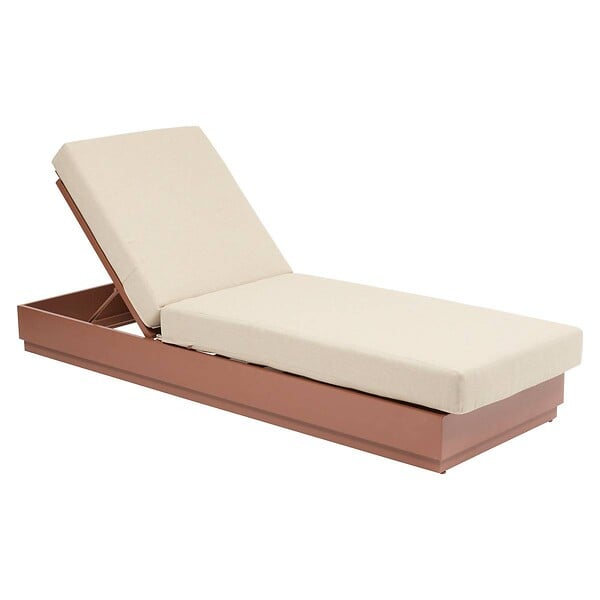 HESPERIDE - Lit de piscine Allure beige acajou - large