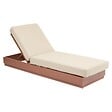 HESPERIDE - Lit de piscine Allure beige acajou - vignette