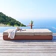 HESPERIDE - Lit de piscine Allure beige acajou - vignette
