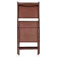 HESPERIDE - Lot de 4 Chaises de jardin Essentia pliables acajou - vignette
