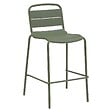 HESPERIDE - Chaise haute de jardin Alegoria empilable vert laurier - vignette
