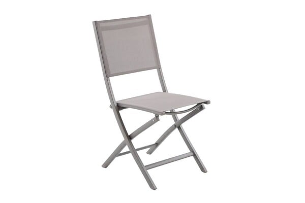 HESPERIDE - Lot de 4 Chaises de jardin Essentia pliables noisette - large