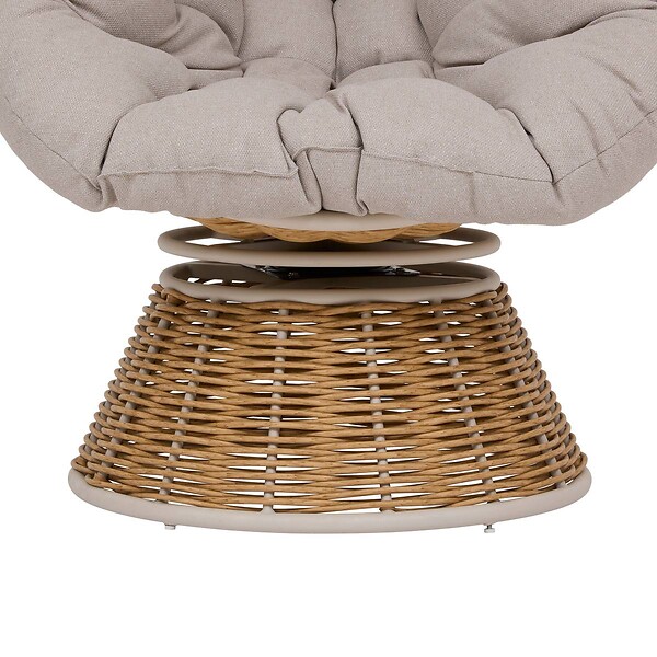HESPERIDE - Fauteuil de jardin Nymely beige - large