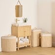 5 FIVE SIMPLY SMART - Panier à linge Stemy 48L blanc - vignette