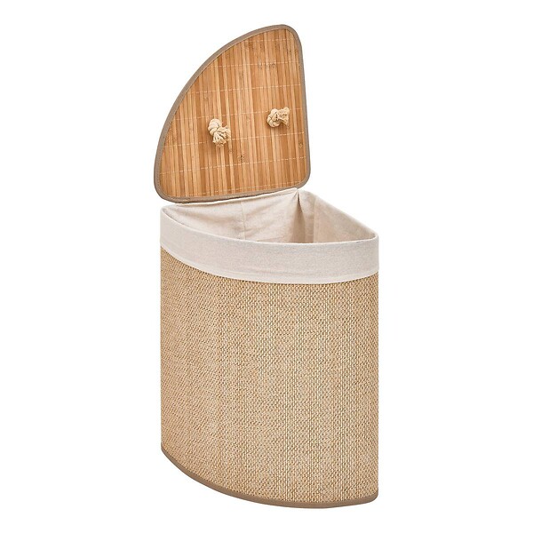 5 FIVE SIMPLY SMART - Panier à linge Stemy 48L blanc - large
