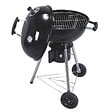 INTEC - Barbecue à Charbon de Bois sur Trépied Ø57cm Grille Cuisson & Couvercle Thermostat Bac à cendres Barbecue rond 2 roues INTEC - vignette
