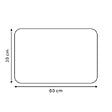 5 FIVE SIMPLY SMART - Tapis de bain Strio 39x60cm rayures rose en diatomite - vignette