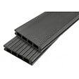 MCCOVER - PACK 10m² lame de terrasse composite Dual + ACCESSOIRES 2400mm Gris anthracite, ep.25mm, l.14 cm, L.240 cm - vignette