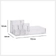 5 FIVE SIMPLY SMART - Organiseur maquillage "Selena" transparent - vignette