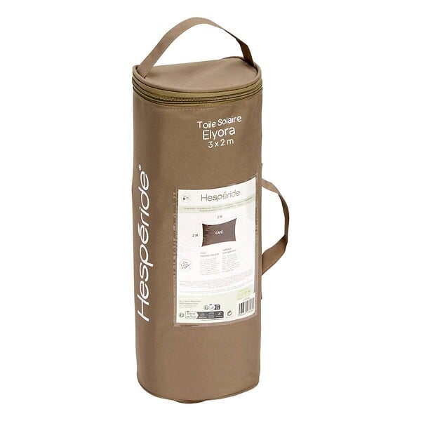 HESPERIDE - Voile d'ombrage Elyora 3x2m café - large