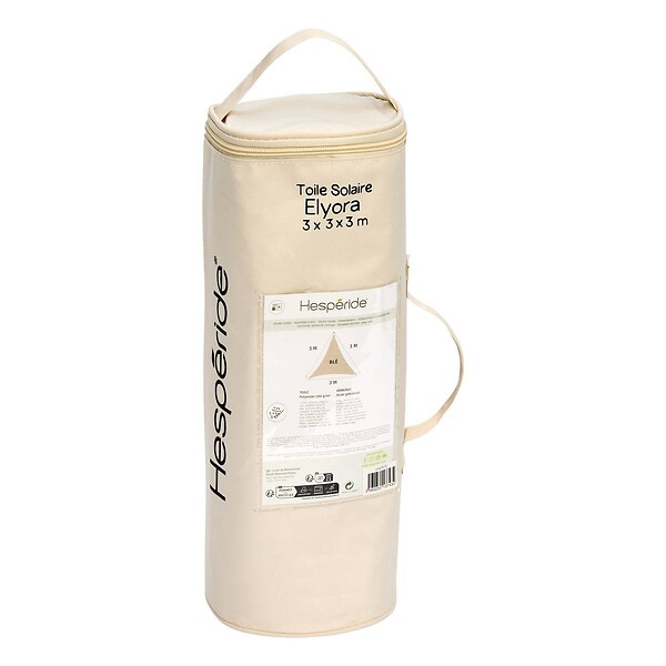 HESPERIDE - Voile d'ombrage Elyora 3x3x3m ble - large