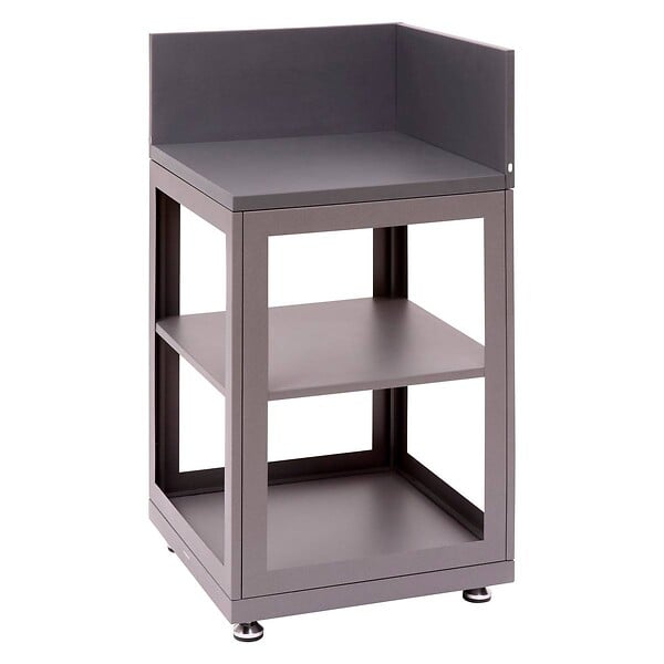HESPERIDE - Module d'angle pour cuisine d'été Oxyana gris graphite - large