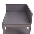 HESPERIDE - Module d'angle pour cuisine d'été Oxyana gris graphite - vignette