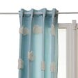 ATMOSPHERA - Rideau Tufy 260x140cm Bleu Clair Imprimé Nuages - vignette