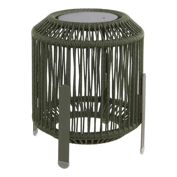 HESPERIDE - Lanterne Liny solaire vert laurier H36cm - large
