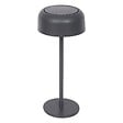 HESPERIDE - Lampe Bolty solaire gris graphite H30cm - vignette