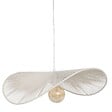 ATMOSPHERA - Suspension Adelia blanche D58cm - vignette