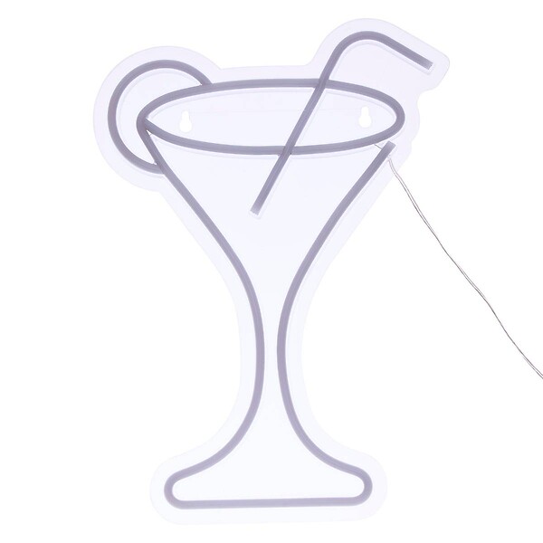 ATMOSPHERA - Néon LED Cocktail 24,8x34,7cm - large