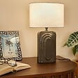 ATMOSPHERA - Lampe Monia H42cm noir - vignette