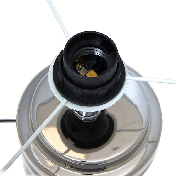 ATMOSPHERA - Lampe Regis H50cm noir et blanc - large