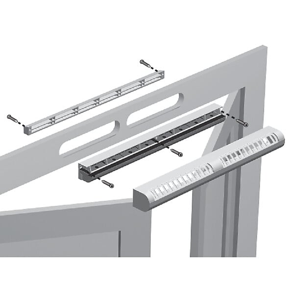 ALDES - Entrée d'air autoréglable EA Aldes - Module 22m3/h - 37dB - Chêne - large