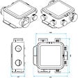 ALDES - Groupe VMC  EasyHome Compact Auto - Simple flux Autoréglable - 14W - 241 m³/h - 23 dB - 4 sanitaires - vignette