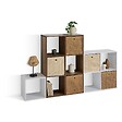 5 FIVE SIMPLY SMART - Boîte de rangement Mix'n modul 31x31cm beige - vignette