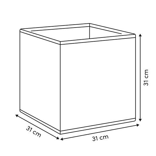5 FIVE SIMPLY SMART - Boîte de rangement Mix'n modul 31x31cm beige - large