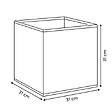 5 FIVE SIMPLY SMART - Boîte de rangement Mix'n modul 31x31cm beige - vignette