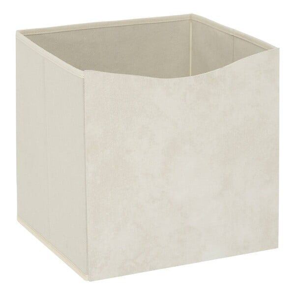 5 FIVE SIMPLY SMART - Boîte Mix'n Modul 31x31cm beige tissu et carton - large