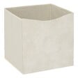 5 FIVE SIMPLY SMART - Boîte Mix'n Modul 31x31cm beige tissu et carton - vignette