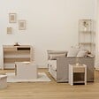 5 FIVE SIMPLY SMART - Table de chevet Roundy ivoire - vignette