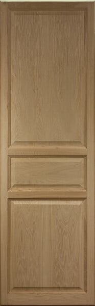 GD MENUISERIES - Lot de 2 portes de placard coulissantes bois plaqué chêne H200 x L63 cm - large