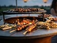 PURLINE - Barbecue brasero avec plaque d'acier de 100 cm - vignette