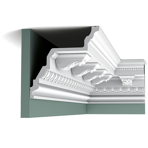 ORAC DECOR - C307A Modillon ornemental Orac Decor - 9,5x4x7,5cm (h x p x L) - moulure décorative polyuréthane Carton 8 pièces - large