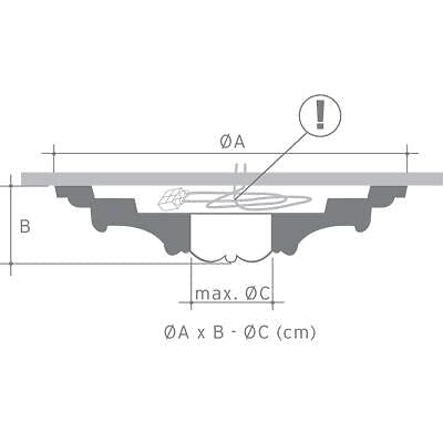 ORAC DECOR - R12 Rosace de plafond Orac Decor ø 20cm - moulure décorative polyuréthane Avec un tube de colle - large