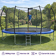 KANGUI - Trampoline rond Ø 430cm avec filet de sécurité et échelle - FPR 430 - vignette