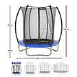 KANGUI - Trampoline rond Ø 180cm avec filet de sécurité intérieur - FPR 180 - vignette