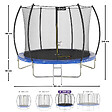 KANGUI - Trampoline rond Ø 300cm avec filet de sécurité et échelle - FPR 300 - vignette