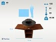 PURLINE - Barbecue avec plaque ronde, grill et support - vignette