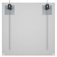 ARTITEQ - Pack 4 plaques adhésives 4.5 x 4.5 cm pour Dibond - 1kg - Accrochage Tableau Artiteq - vignette