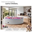 TECTAKE - Piscine pliable pour chien NELE gris/bleu - vignette
