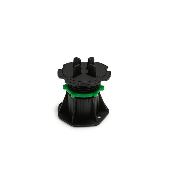MCCOVER - Lot de 216 plots réglables 50 à 80 mm dalle et carrelage Noir - large