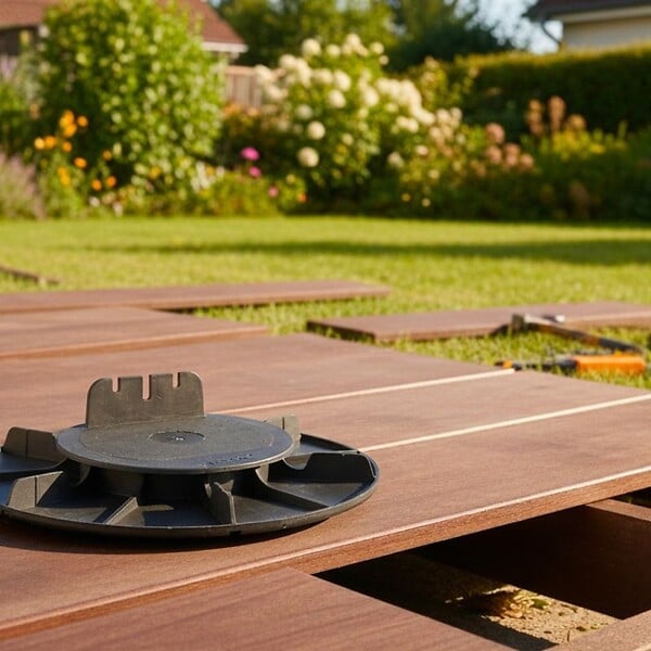 JOUPLAST - Plot terrasse bois réglable 20 à 30 mm - JOUPLAST - Carton de 60 plots - large