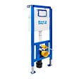 ROCA - Pack WC suspendu complet avec bâti-support Roca, cuvette sans bride et abattant soft-Close - vignette