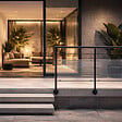 KORDO - Poteau supplémentaire noir pose latérale, Initio KORDO - vignette